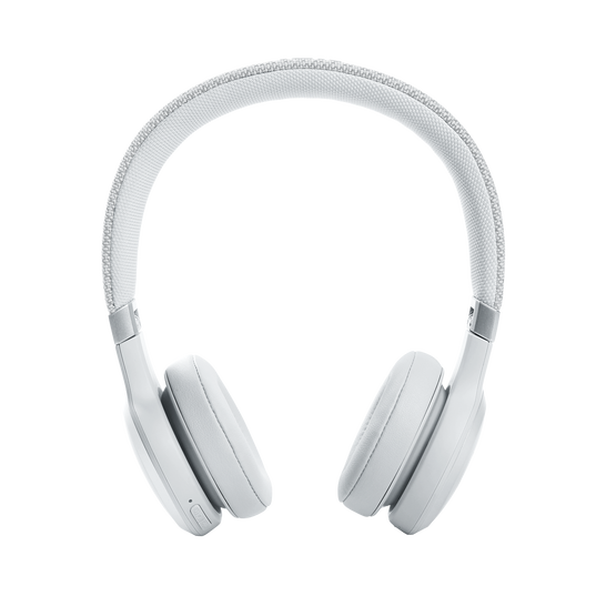 JBL Live 460NC - White - Wireless on-ear NC headphones - Front